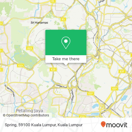 Spring, 59100 Kuala Lumpur map