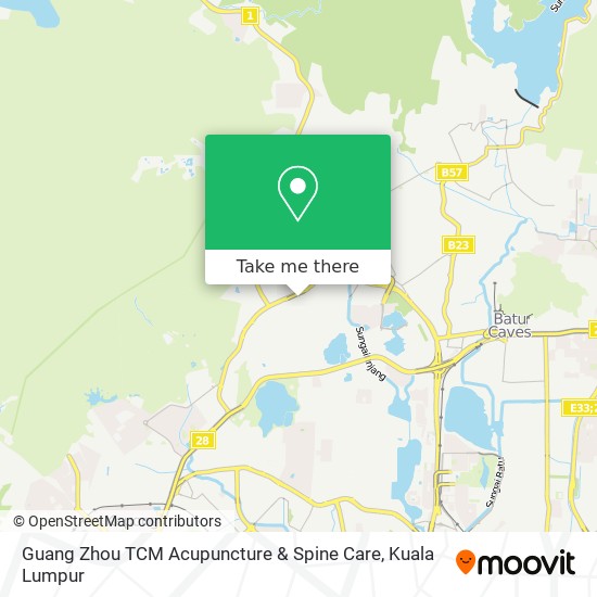 Guang Zhou TCM Acupuncture & Spine Care map