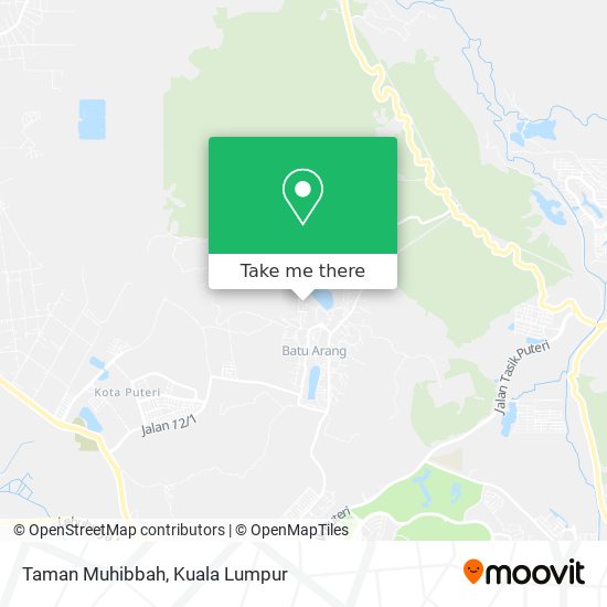 Taman Muhibbah map