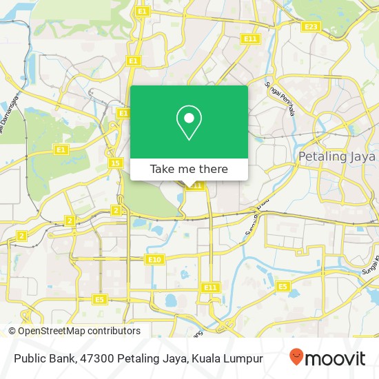 Public Bank, 47300 Petaling Jaya map