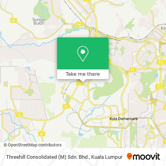 Threehill Consolidated (M) Sdn. Bhd. map