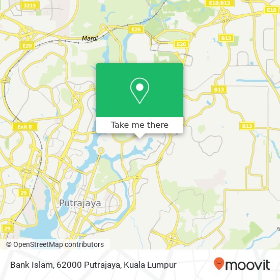 Bank Islam, 62000 Putrajaya map