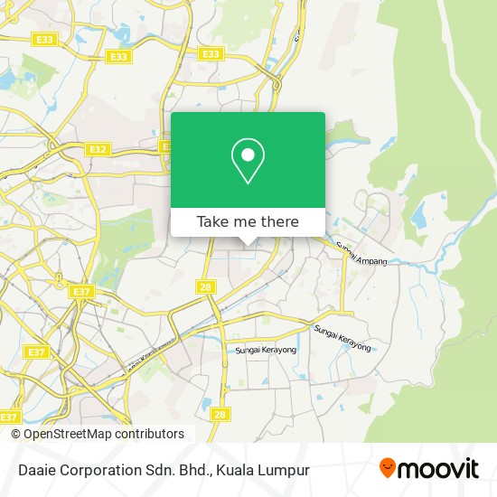 Daaie Corporation Sdn. Bhd. map