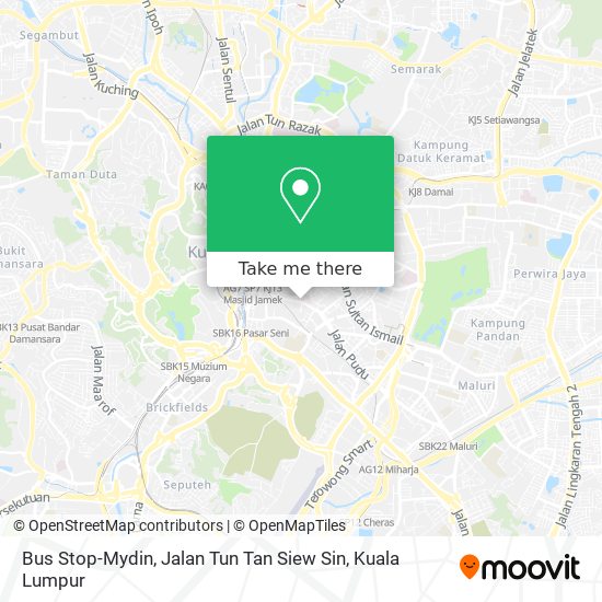 Bus Stop-Mydin, Jalan Tun Tan Siew Sin map