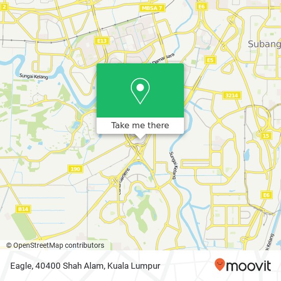 Eagle, 40400 Shah Alam map