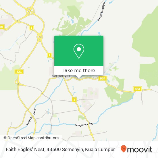 Faith Eagles' Nest, 43500 Semenyih map