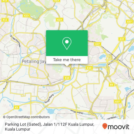 Parking Lot (Gated), Jalan 1 / 112F Kuala Lumpur map