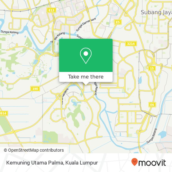 Kemuning Utama Palma map