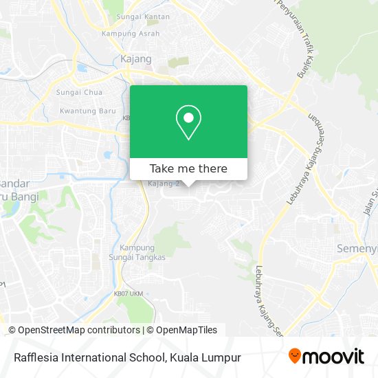 Rafflesia International School map