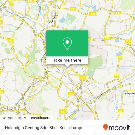 Nolstalgia Genting Sdn. Bhd. map