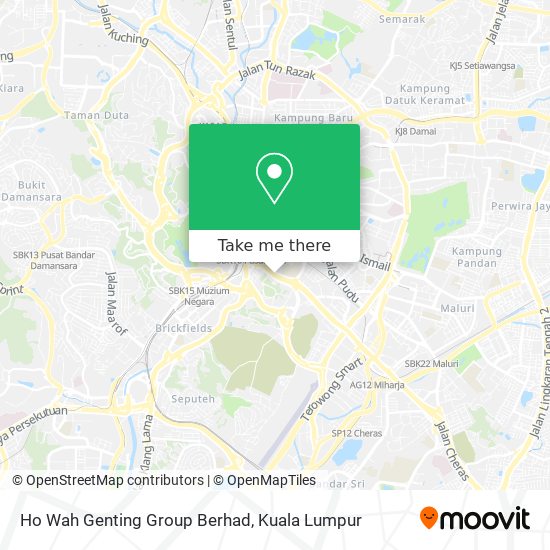 Peta Ho Wah Genting Group Berhad