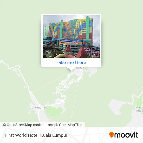 First World Hotel map