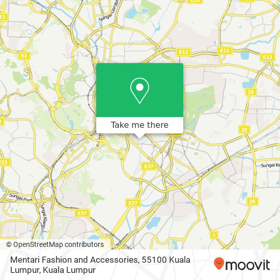 Mentari Fashion and Accessories, 55100 Kuala Lumpur map
