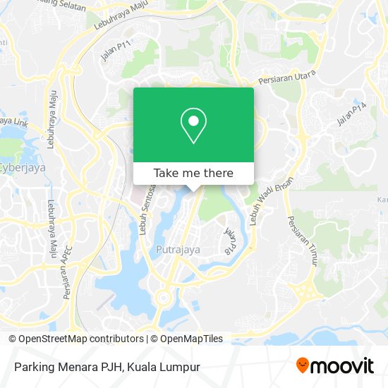 Parking Menara PJH map