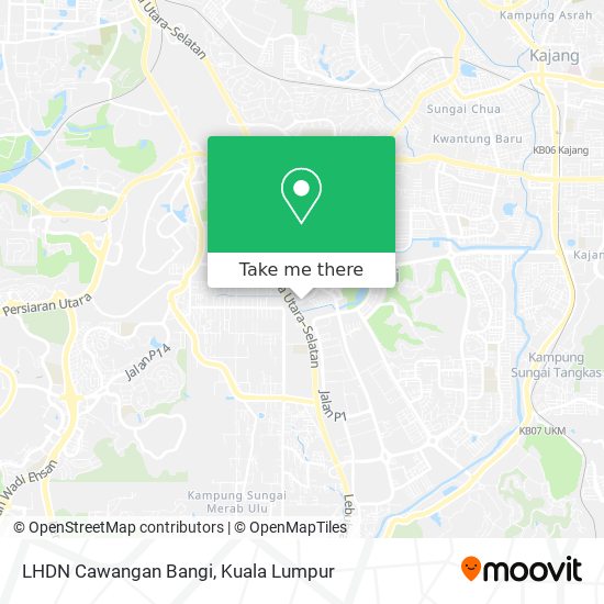 LHDN Cawangan Bangi map