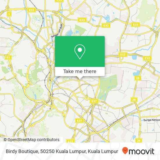 Birdy Boutique, 50250 Kuala Lumpur map