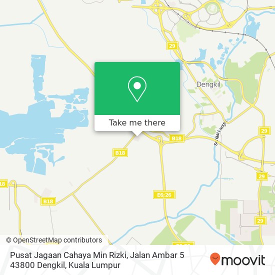 Pusat Jagaan Cahaya Min Rizki, Jalan Ambar 5 43800 Dengkil map