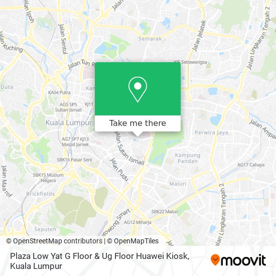 Plaza Low Yat G Floor & Ug Floor Huawei Kiosk map