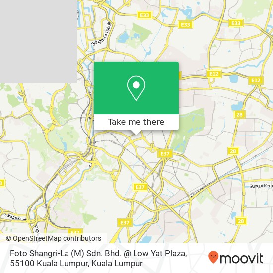 Peta Foto Shangri-La (M) Sdn. Bhd. @ Low Yat Plaza, 55100 Kuala Lumpur