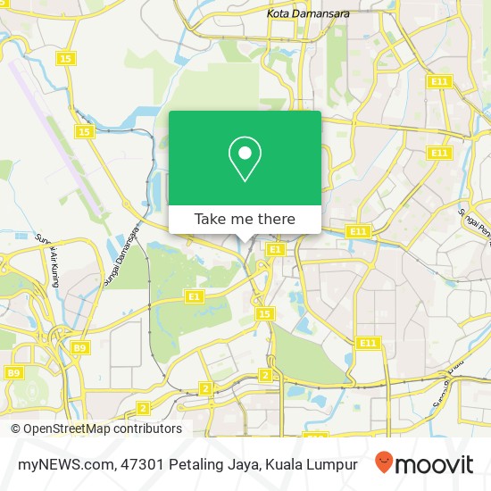 myNEWS.com, 47301 Petaling Jaya map