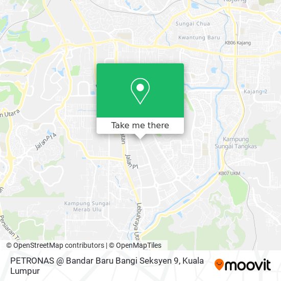 Peta PETRONAS @ Bandar Baru Bangi Seksyen 9