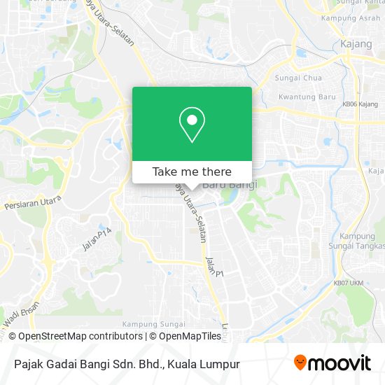 Peta Pajak Gadai Bangi Sdn. Bhd.