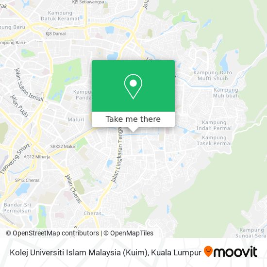 Kolej Universiti Islam Malaysia (Kuim) map