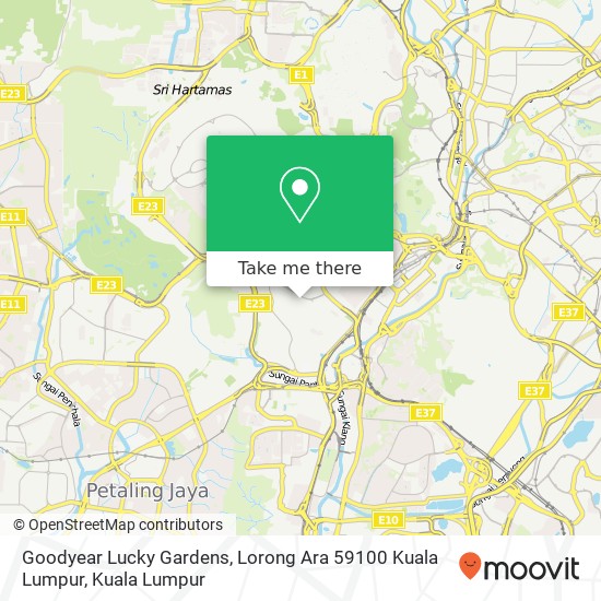 Goodyear Lucky Gardens, Lorong Ara 59100 Kuala Lumpur map