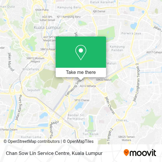 Chan Sow Lin Service Centre map