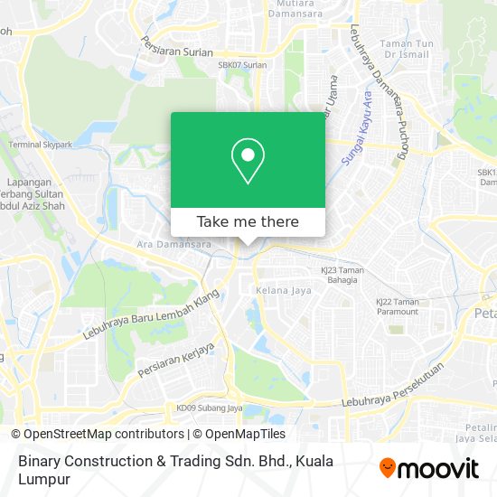 Binary Construction & Trading Sdn. Bhd. map