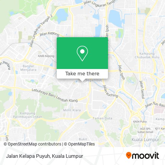 Jalan Kelapa Puyuh map