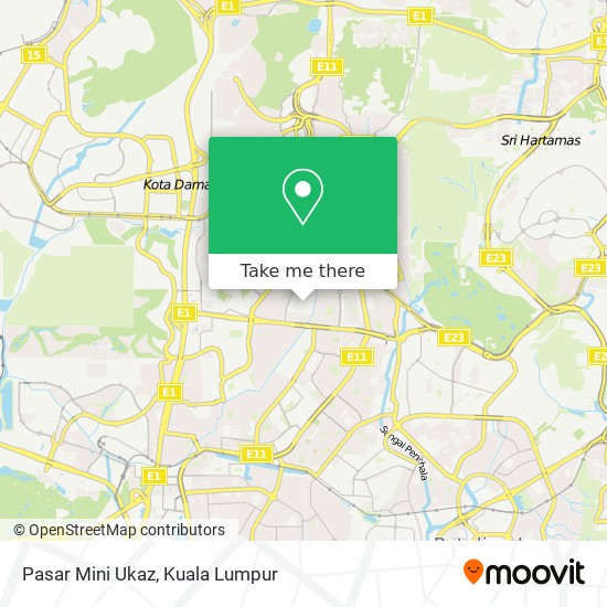 Pasar Mini Ukaz map