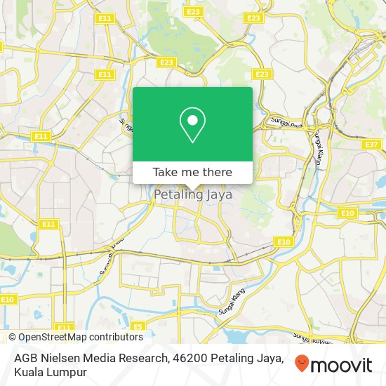AGB Nielsen Media Research, 46200 Petaling Jaya map