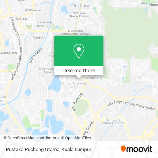 Pustaka Puchong Utama map