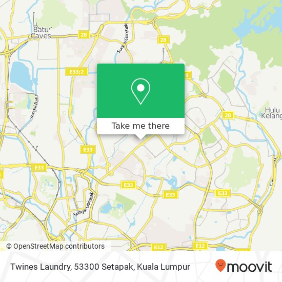 Twines Laundry, 53300 Setapak map