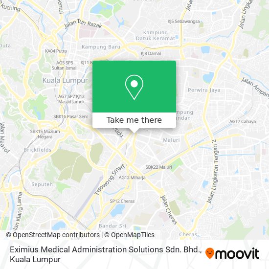 Eximius Medical Administration Solutions Sdn. Bhd. map