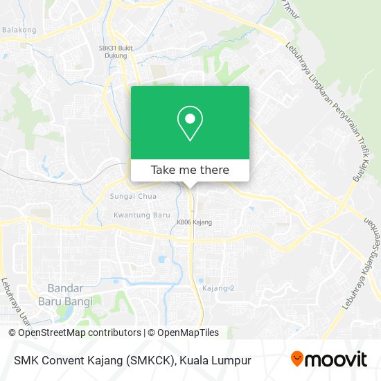Peta SMK Convent Kajang (SMKCK)