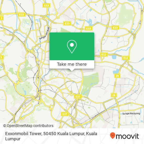 Peta Exxonmobil Tower, 50450 Kuala Lumpur