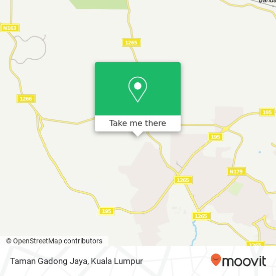 Peta Taman Gadong Jaya