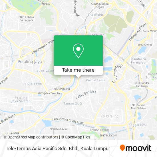 Peta Tele-Temps Asia Pacific Sdn. Bhd.