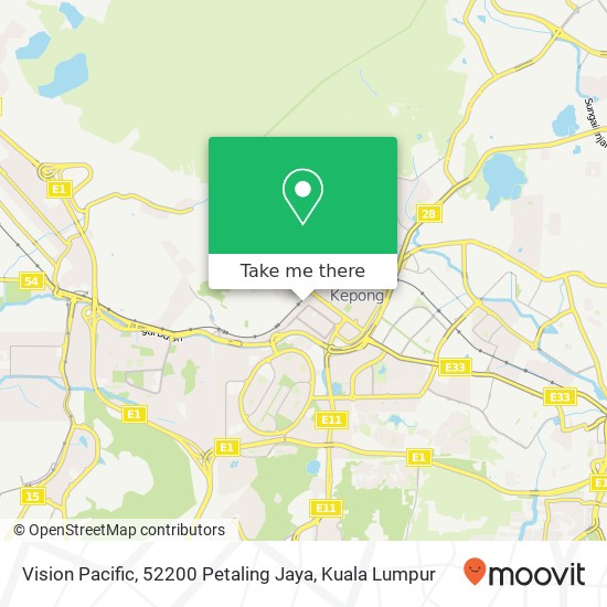 Vision Pacific, 52200 Petaling Jaya map