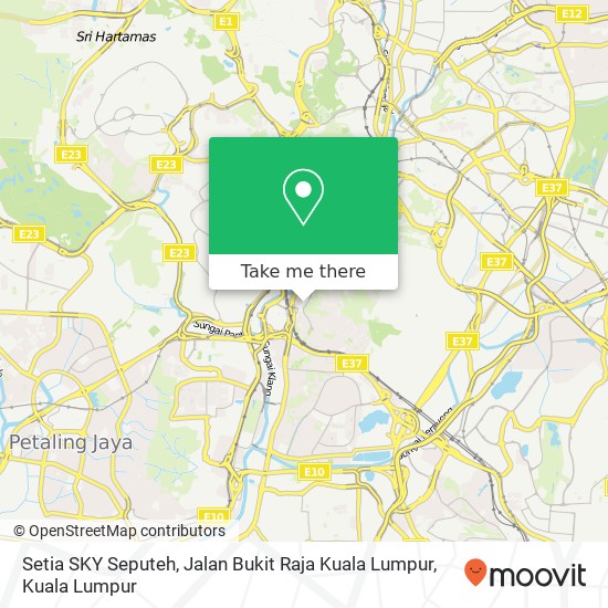 Setia SKY Seputeh, Jalan Bukit Raja Kuala Lumpur map