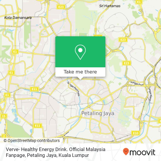 Verve- Healthy Energy Drink. Official Malaysia Fanpage, Petaling Jaya map