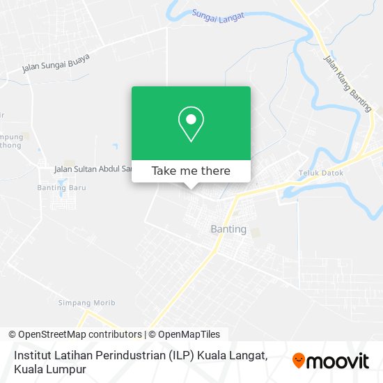 Institut Latihan Perindustrian (ILP) Kuala Langat map