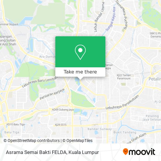 Peta Asrama Semai Bakti FELDA