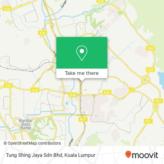 Tung Shing Jaya Sdn Bhd map