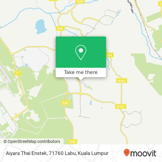 Peta Aiyara Thai Enstek, 71760 Labu