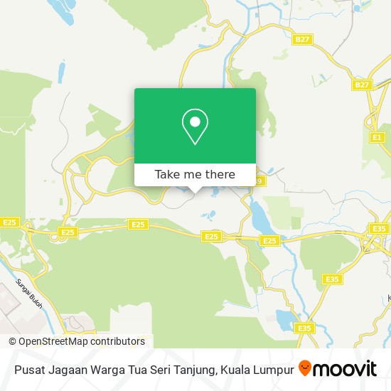 Peta Pusat Jagaan Warga Tua Seri Tanjung