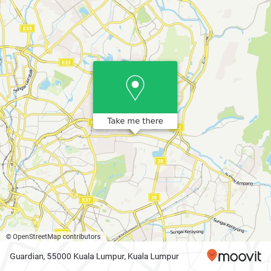 Guardian, 55000 Kuala Lumpur map