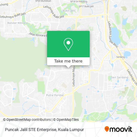 Puncak Jalil STE Enterprise map